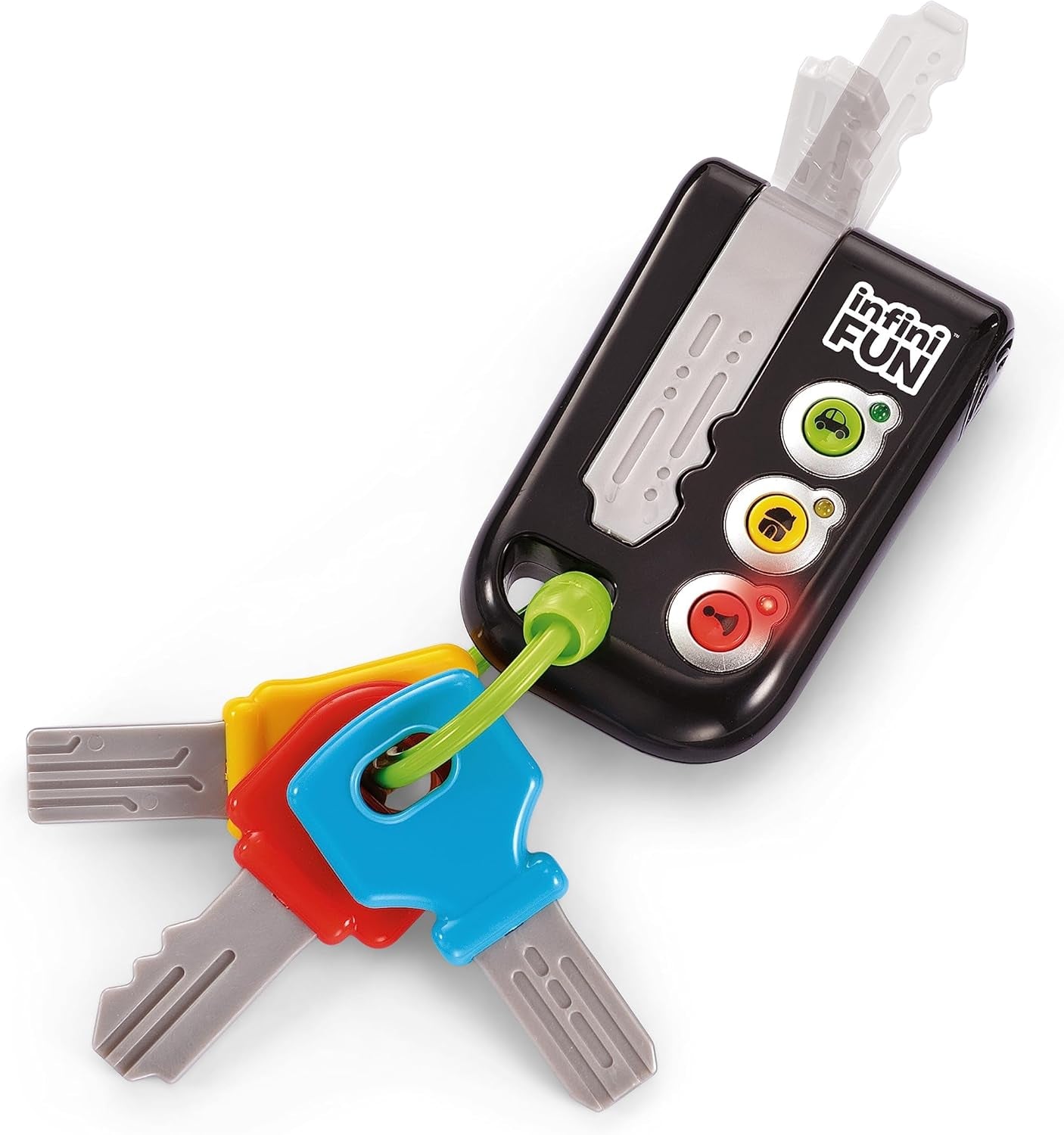My Duo High-Tech Phone + Key - Un téléphone et une clé très réalistes. - Jouet pour plusieurs projets d'apprentissage à partir de 12 mois Bebe Naty Shop Toys