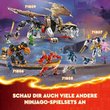 LEGO NINJAGO Egalt Dragon Master, Ninja Set avec Dragon Toy et 5 figurines dont Lloyd et NYA, Dragon Master, cadeau pour garçons et filles à partir de 8 ans 71809 Jeux de construction Beuche den LEGO-Store
