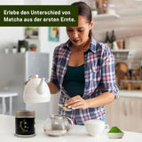 UJI de qualité cérémonielle - Boîte 30g - Bio - Matcha 100% japonais - Première récolte - Matcha pur - Moulu