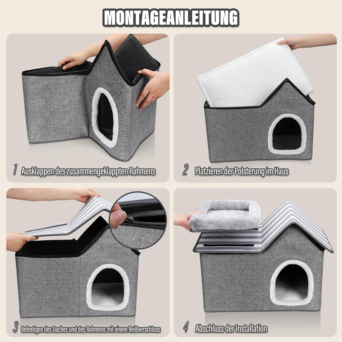 Couvertures et meubles, Animaux, Grottes et maisons, Chats, Lits pour chats, Chats - lits, matelas