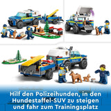 LEGO 60369 City Mobile Police Dog Training, voiture de police jouet avec remorque, figurines de chien et de chiot, ensemble d'animaux pour enfants à partir de 5 ans Besuche den LEGO-Store
