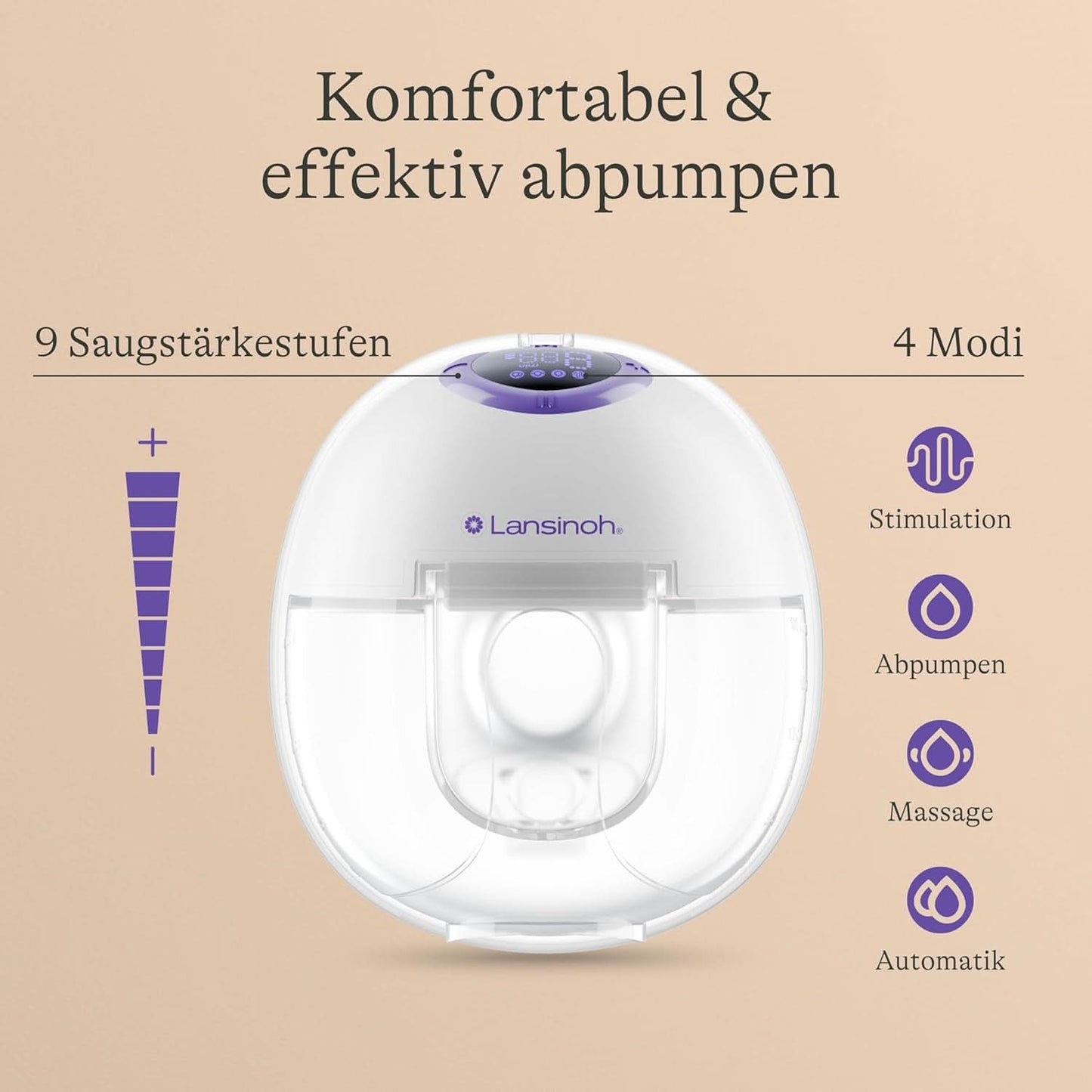 Lansinoh Tire-lait électrique portable Accessoires Alimentation et Allaitement Bebe Naty Shop
