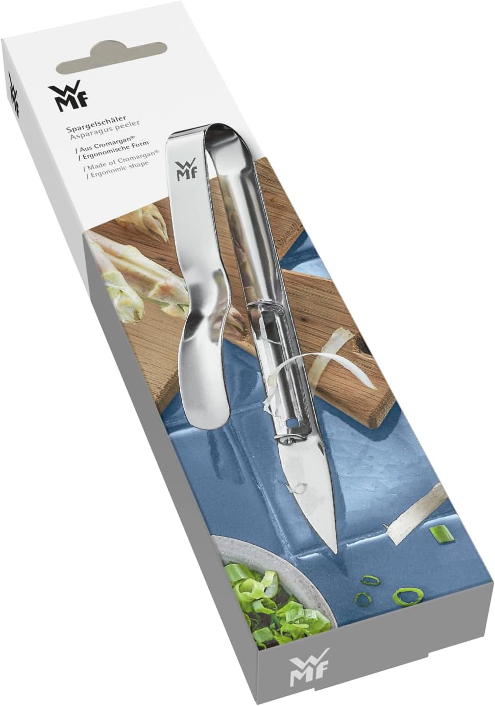 Éplucheur d'asperges WMF Gourmet 17 cm, acier inoxydable Éplucheur Cromargan Naty Shop