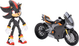 Sonic 3 The Movie Shadow Figure, 15 cm, mobile, y compris Shadow Mobile de Jakks Pacific, Acoustic, Black Action figures Naty Shop