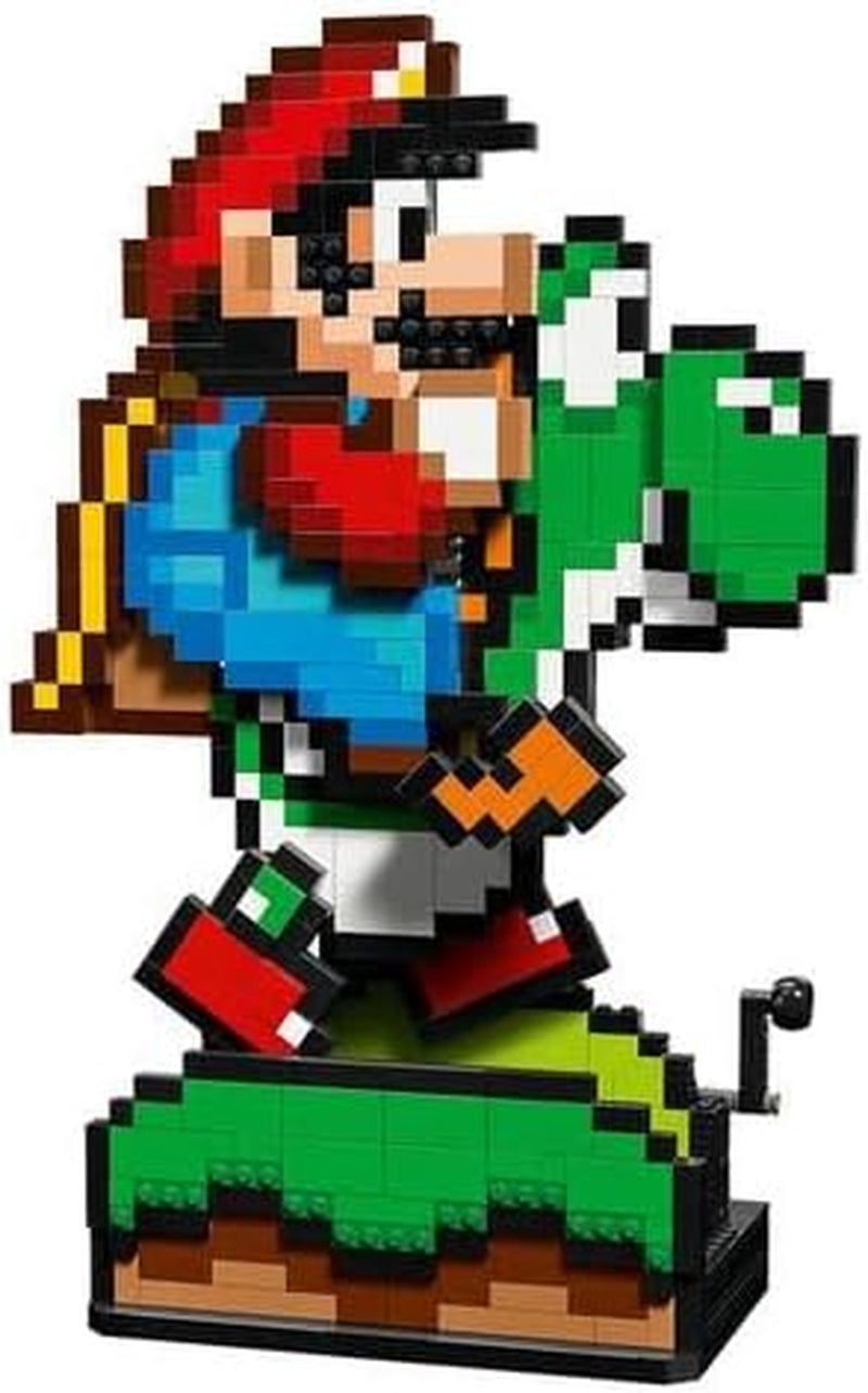 LEGO Super Mario World : Ensemble de collection Nintendo Mario et Yoshi, figurines Pixel, construction et présentation de modèles, décoration d'intérieur et objets de collection, kits de modèles et cadeaux pour les fans adultes 71438 Ensembles de construction Besuche an LEGO-Store