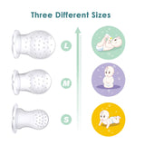 Tétine Pour Bébé/Tétine à Fruit/Tetine Grignoteuse Bebe/Tétine D'alimentation Pour Bébé - Toy de Dentition Pour Bébé, Sans BPA (Pack de 2)