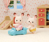Sylvanian Families L5420 Jumeaux Lapin Chocolat - Naty Shop Poupées Figurines de maison de poupée