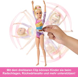 Barbie - Coffret de jeu amusant de gymnastique avec poutre d'équilibre et plus de 10 pièces thématiques pour des histoires gagnantes, HRG52