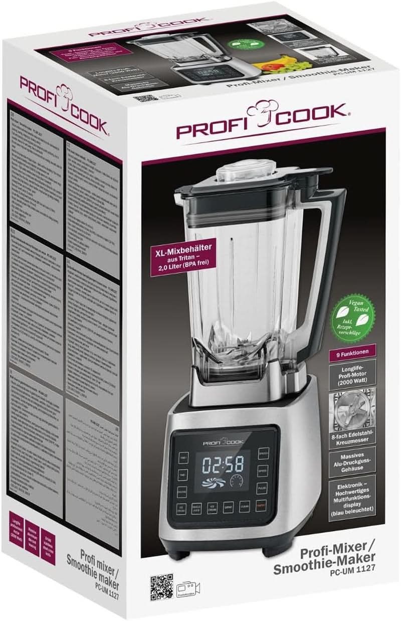 Mixeur/Machine à smoothies Profi PC-UM 1127 Cuisine Naty Shop
