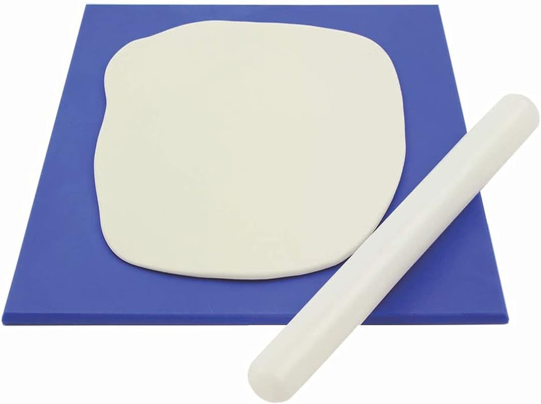 - Plaque antiadhésive moyenne - 30x25cm, bleue