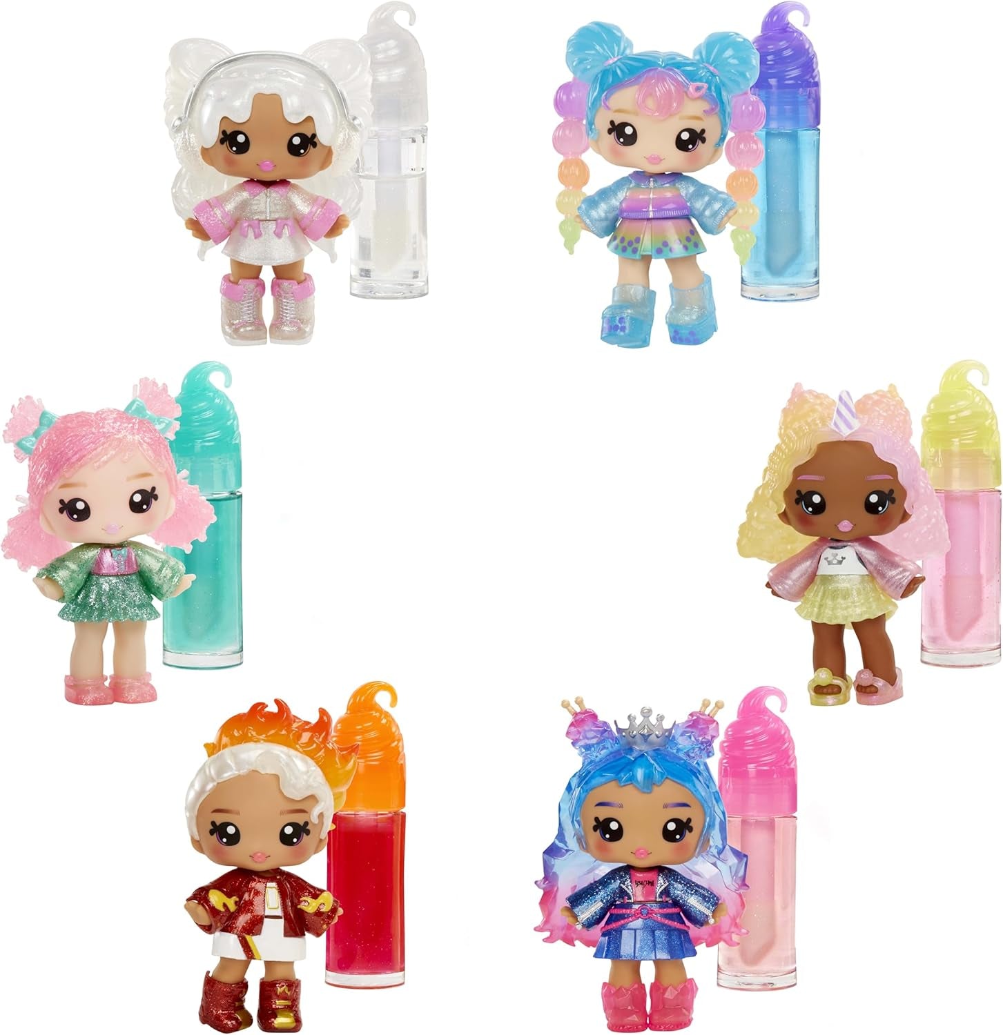 Yummiland Poupée de brillant à lèvres – Susie Sour Straw – Comprend un kit de brillant à lèvres DIY, adapté aux enfants de 4 ans et plus, série 2