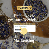 Twinings GLOW Thé vert à l'aloe vera et à l'ortie avec biotine - Mélange de tisanes pour soins naturels de la peau et des cheveux, paquet de 12 (10 sachets chacun)