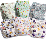 Littles and Bloomz FLP2-0406 Couche réutilisable à clip standard, 4 couches