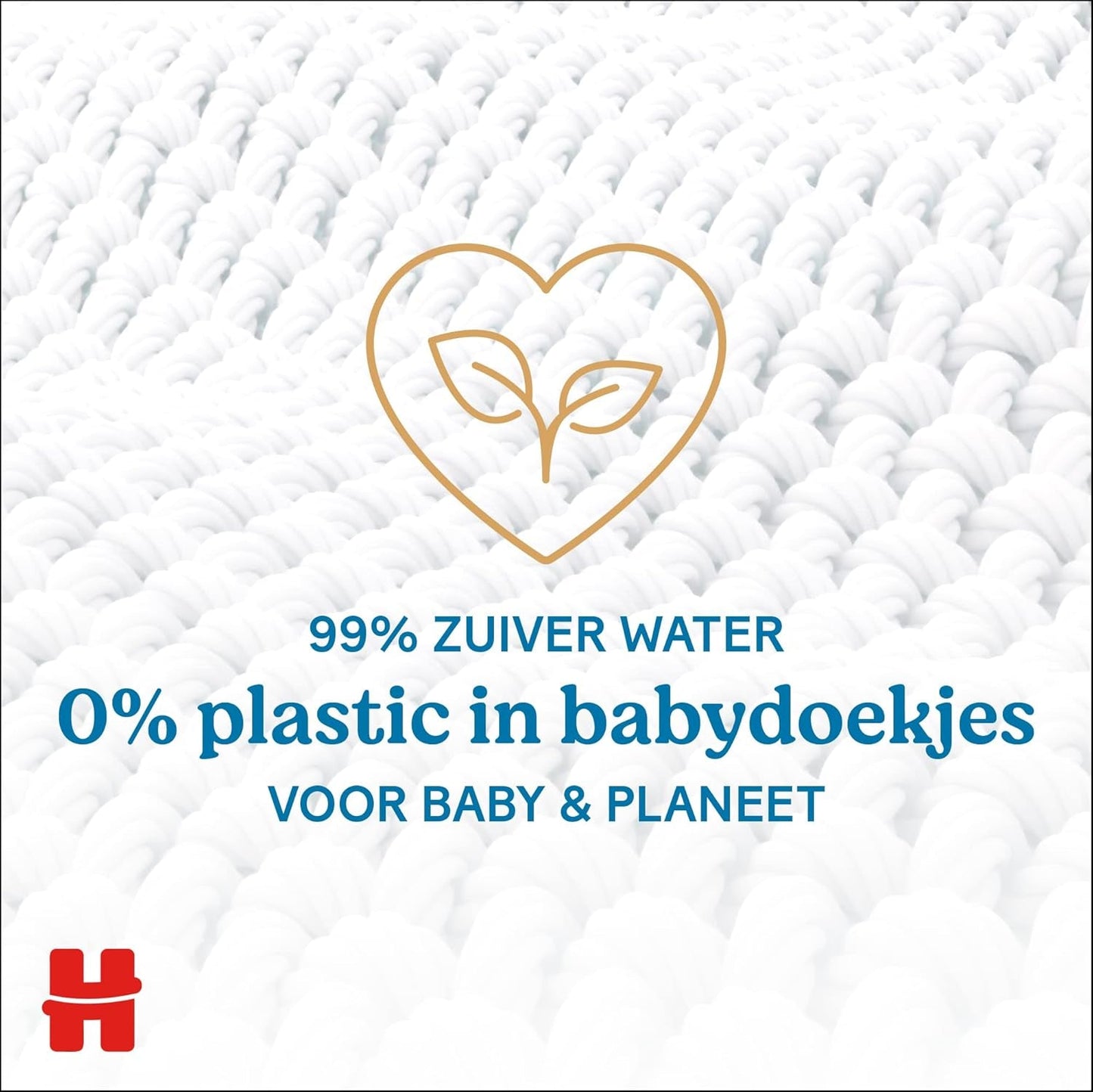 Lingettes humides naturelles biodégradables Huggies pour bébés sensibles, 8 x 48 lingettes, paquet en vrac