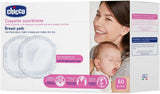 Chicco Naturalfeeling Tampons antibactériens, 60 pcs Accessoires d'alimentation et d'allaitement Bebe Naty Shop