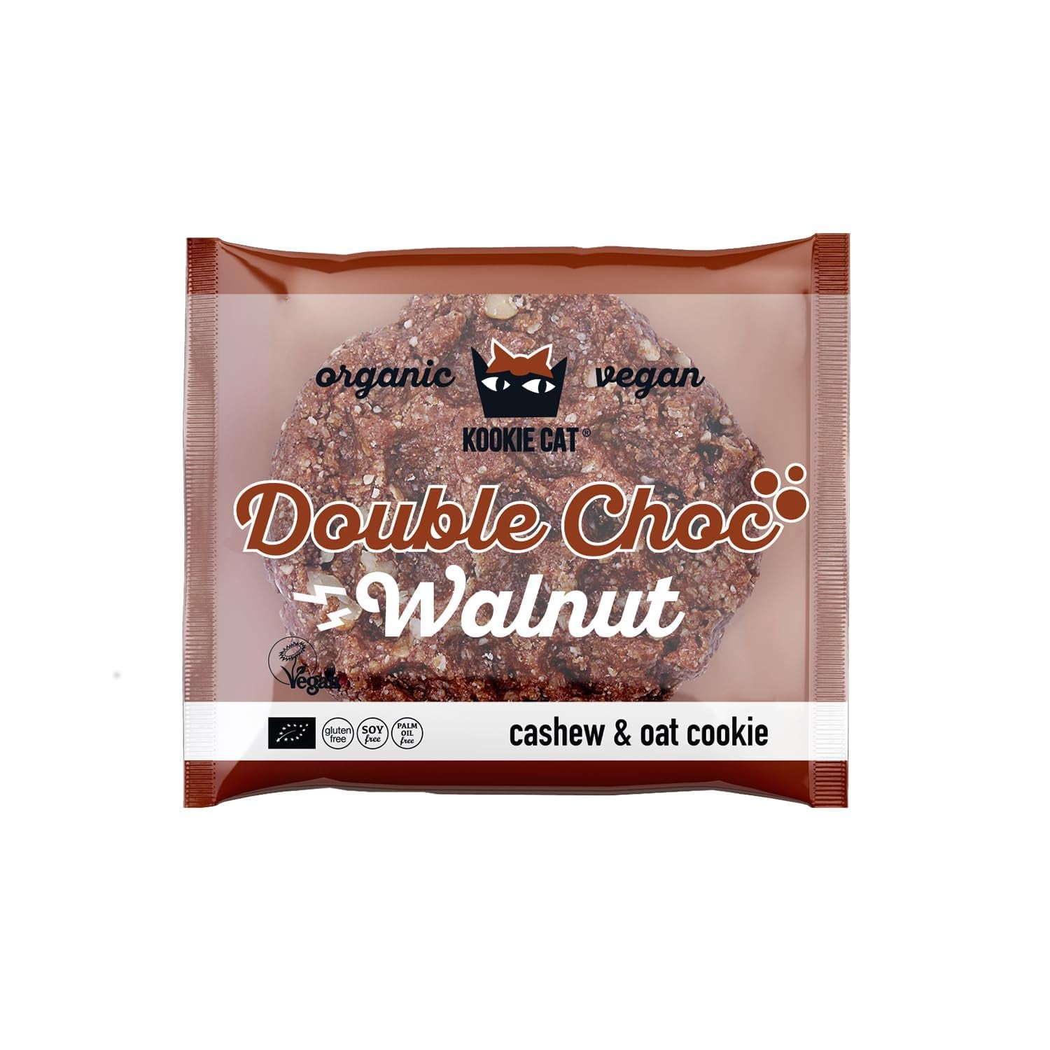 Chocolat double noix - Biscuits végétaliens, sans gluten, sans soja, noix de cajou et avoine biologiques - 12 x 50 g Multi Pack (Pack de 2)