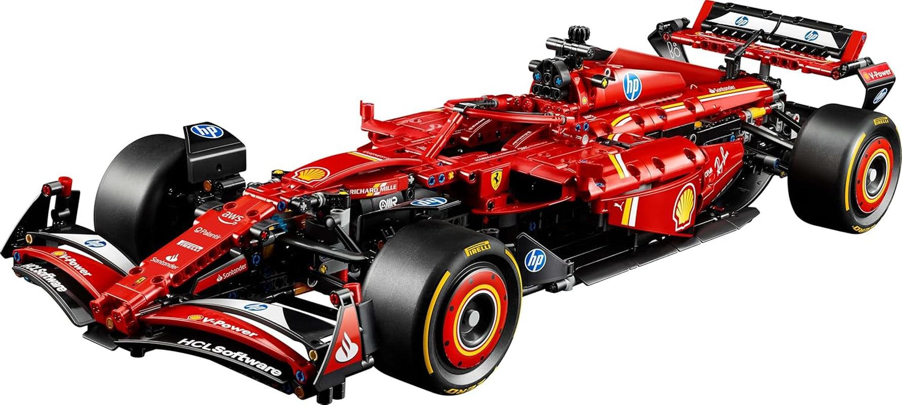 LEGO Technic Ferrari SF-24 F1 Race Car - Modèle réduit de voiture pour adultes - Ensemble de collection Formule 1 - Moteur V6, boîte de vitesses, direction et DRS à l'échelle 1:8 - Cadeau pour les fans de sports mécaniques et de voitures de course 42207 Jeux de construction Beuche den LEGO-Store