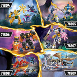 LEGO NINJAGO Jay Battle Mech, jouet ninja pour enfants avec figurines, y compris figurine de Jay avec mini katana, figurines d'action et robot, petit cadeau pour garçons et filles créatifs à partir de 6 ans 71805 Jeux de construction Besuche den LEGO-Store