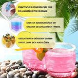 Kicofood, paillettes comestibles, 5 grammes, différentes couleurs Glitter Naty Shop