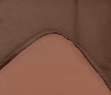 Calgary housse de couette polyester chocolat/moka, polyester, chocolat/moka, 240x220x1 cm Couettes et couettes Naty Shop