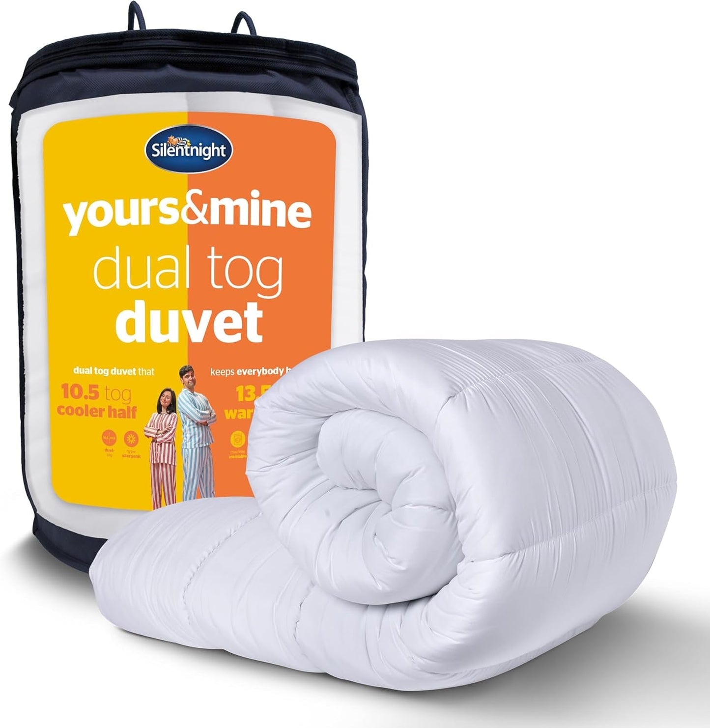 Silentnight Mine - Couette 13,5 Tog, pour lit king size, 200 X 200 Cm, coloris blanc Couettes et couettes Naty Shop 200 X 200 Unique