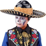Ken Barbie 2022 Día De Muertos Poupée avec chemise, gilet et sombrero, peinture pour le visage Calavera, cadeau pour les collectionneurs