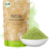 Poudre Matcha BIO 200 g I Sans additifs - 100% naturel I Thé Matcha japonais premium I Thé vert en poudre de