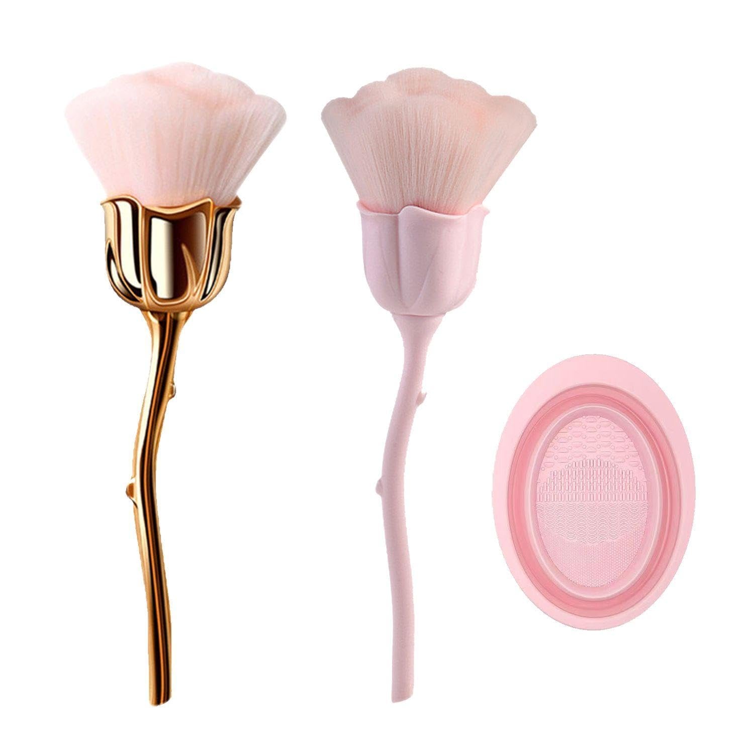 2 bacs de maquillage Blumen, 1 bac de lavage, un bac à ongles, un bac à maquillage pour fond de teint, un bac à maquillage pour ongles