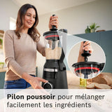 Batteur sur socle Vitapower, Série 6, 1 800 W, 6 programmes, Prospeed Klingen, Tritan™-Krug, Schwarz, MMB6652B Cuisine Naty Shop