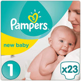 Couches Pampers Premium Protection New Baby, taille 1 (nouveau-né), 22 pièces