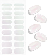 JMEOWIO feuille d'ongle paillettes Gel feuille d'ongle auto-adhésif autocollant d'ongle durcissement UV accessoires de conception de décoration d'ongle