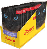JOSERA Filet de poulet et de veau (16 x 70 g) | Adulte | Nourriture humide premium pour chats adultes | Poulet et veau avec 40% de filet de poulet | Pas de céréales | Nourriture humide pour chat dans un sachet fraîcheur | Paquet de 16
