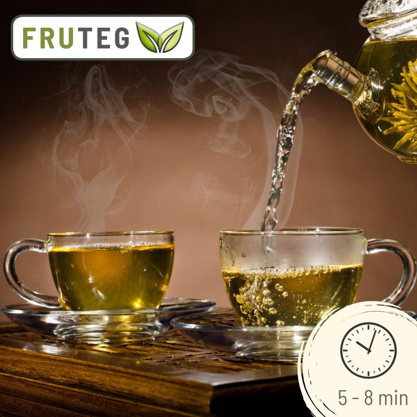 Teeverliebt - Thé aux fruits en vrac Mangue & Orange 1000 G I Thé aux fruits en vrac I Mélange de thés d'été issus de cultures biologiques contrôlées I Thé aux fruits bio en vrac 1 kg