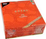 Papstar, 50 serviettes "Collection ROYAL" pli 1/4 40 cm x 40 cm Nectarine "Bulles", #86494