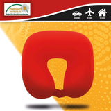Sumex Oreiller de Voyage Oreiller Cervical pour Enfants et Adultes en Forme de U Ultra Doux Lavable Idéal pour Les Voyages Rouge Oreillers de Voyage Naty Shop