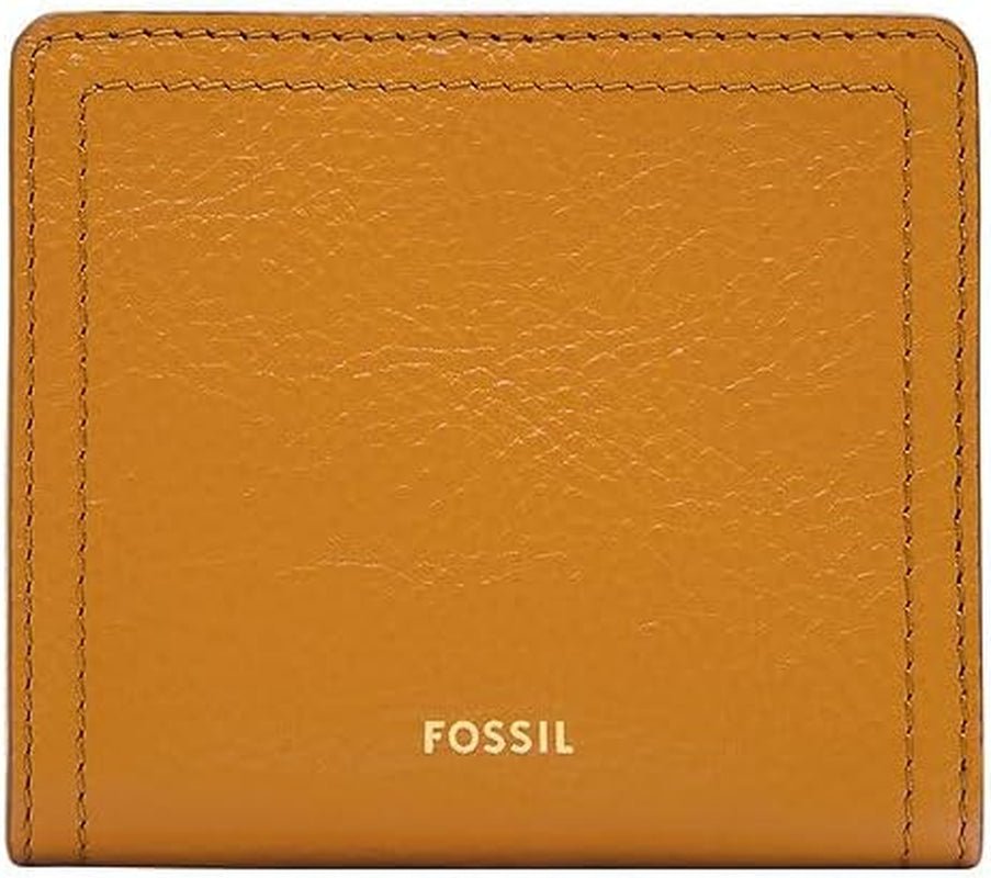 Portefeuille à deux volets en cuir jaune Logan pour femme Fossil, SL7829763 Portefeuille pour femme Naty Shop Default Title