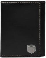 Fossil Men's Hayes Card Case Bifold Wallet Men Naty Shop Noir