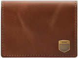 Fossil Men's Hayes Card Case Bifold Wallet Men Naty Shop Marron Clair