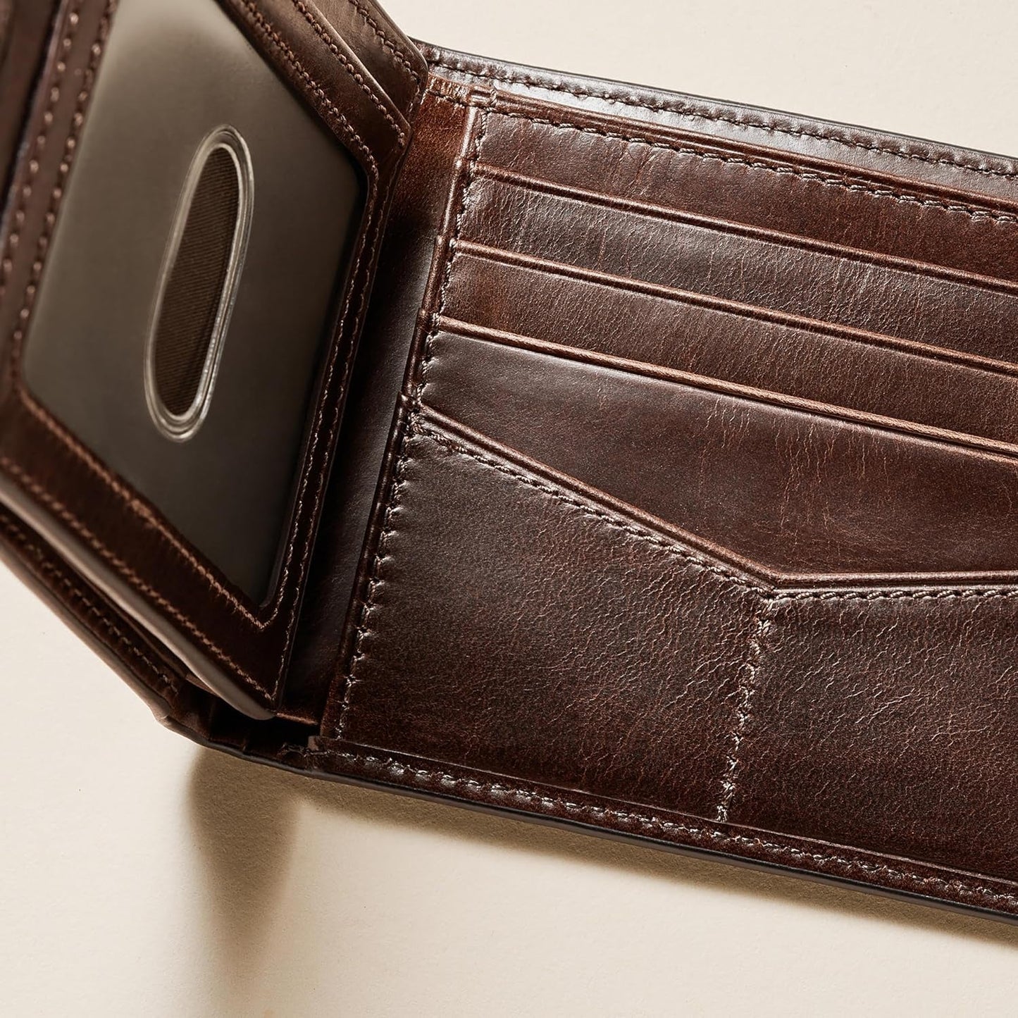Fossil Portefeuille à rabat RFID pour homme Accessoires de voyage Portefeuille pliable Portefeuille pour homme Naty Shop