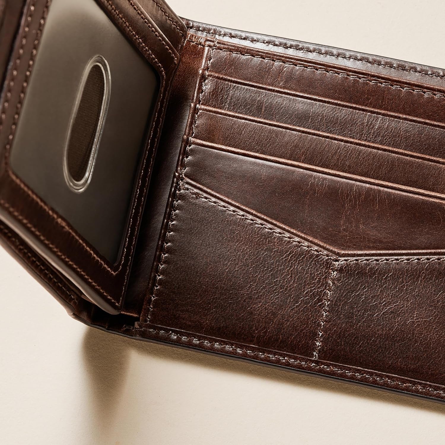 Fossil Portefeuille à rabat RFID pour homme Accessoires de voyage Portefeuille pliable Portefeuille pour homme Naty Shop