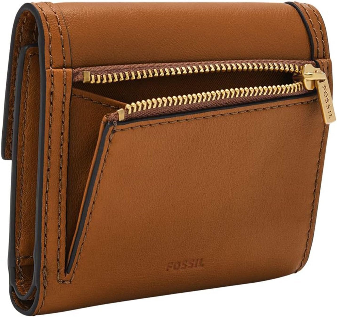 Fossil Avondale, Portefeuille à trois volets en cuir pour femme, SL8292216 Naty Shop, Portefeuille pour femme