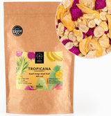 Fruits lyophilisés BRIX | Mélange naturel et sec de fruits tropicaux 80 g | Grand Prix du Goût pour les Fruits Secs | Sans OGM, sans gluten, végétalien, les vitamines sont préservées Produits déshydratés Naty Shop Titre par défaut