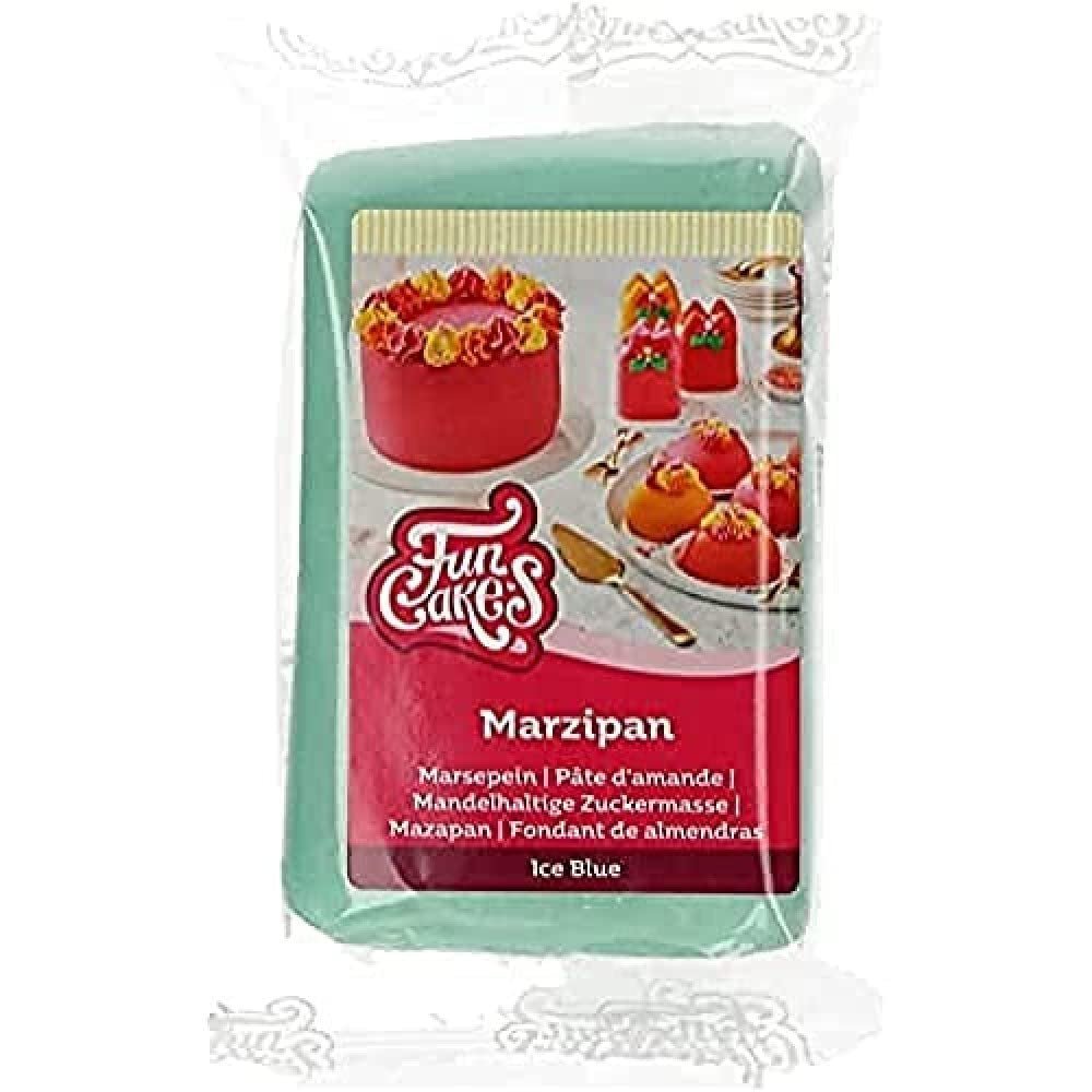 Pâte d'amande FunCakes Baby Blue : Facile à utiliser, goût délicieux, souple et onctueuse, facile à étaler, fine et ferme, parfaite pour décorer les gâteaux, casher et sans gluten. 250 g. Pâte à sucre Naty Shop Default Title