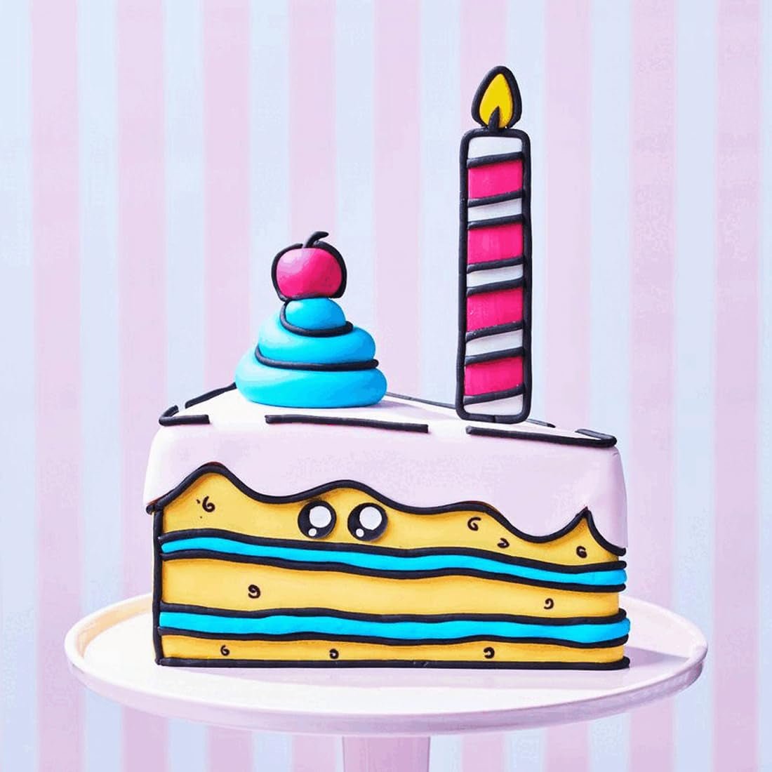 Fondant roulé FunCakes Sea Blue : facile à utiliser, lisse, flexible, souple et malléable, parfait pour décorer des gâteaux, halal, casher et sans gluten. 1 kg de pâte à sucre Naty Shop