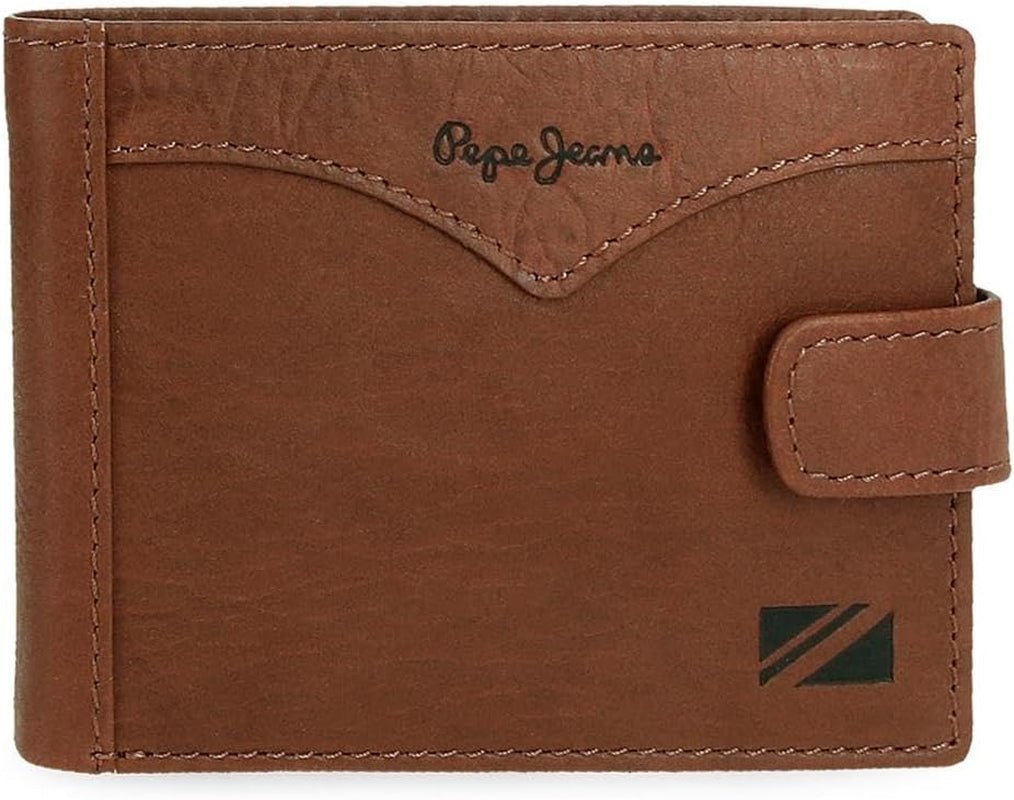 Pepe Jeans Jacket Portefeuille à clic horizontal Taille unique Portefeuille marron Naty Shop pour hommes