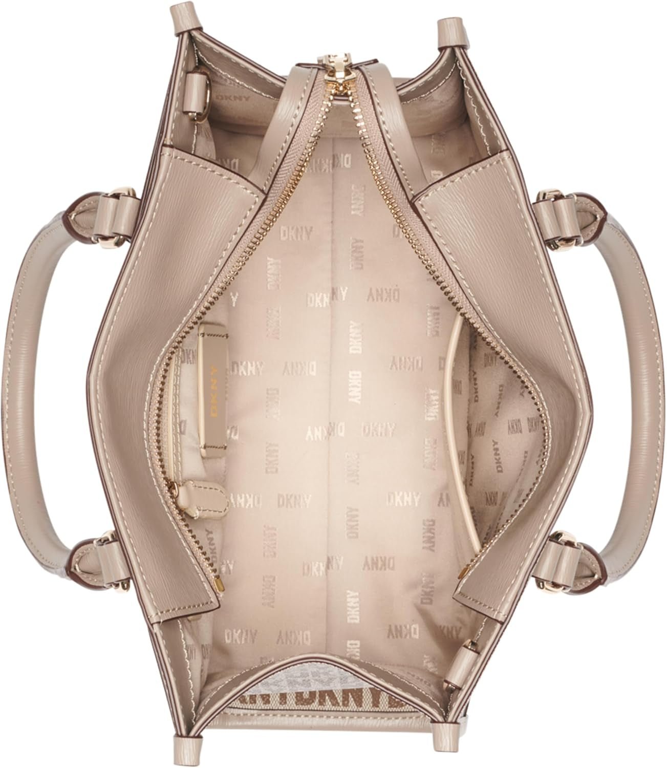 DKNY Sac fourre-tout décontracté pour femme, Chino/Toffee Sacs pour femme Naty Shop