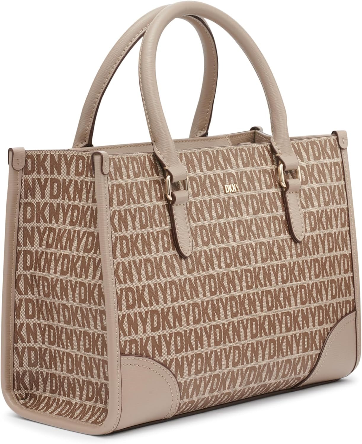 DKNY Sac fourre-tout décontracté pour femme, Chino/Toffee Sacs pour femme Naty Shop