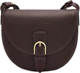 Sac à main Fossil Everleigh en cuir ou en coton pour femme Naty Shop Sacs pour femme Châtaigne