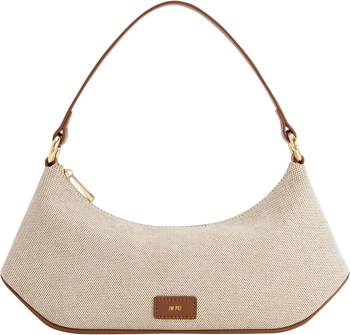 Sac Bandoulière Femme JW PEI Lily Sacs Femme Naty Shop Toile marron