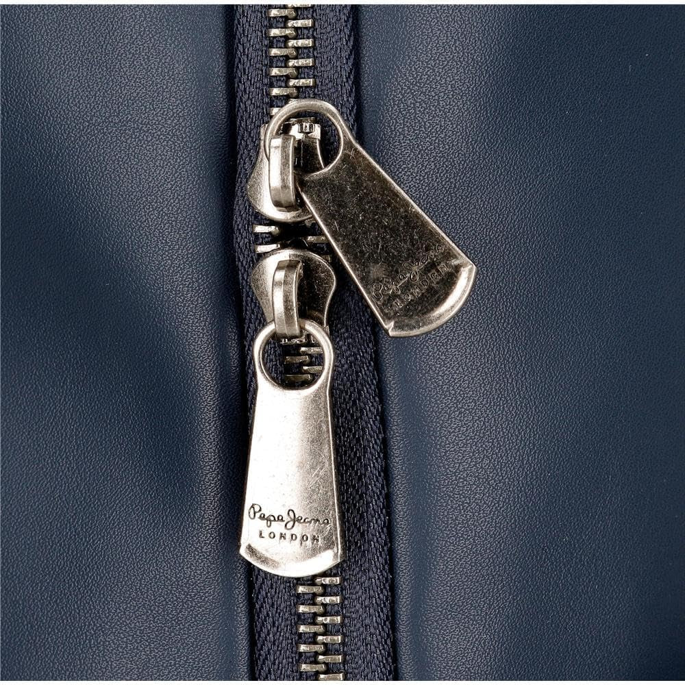 Pepe Jeans Celine Sac de voyage, Bleu, 40 x 25 x 20 cm, Polyester, avec détails en simili cuir, 20 L, by Joumma Bags, Bleu, Sac de voyage Bagages et équipement de voyage Naty Shop